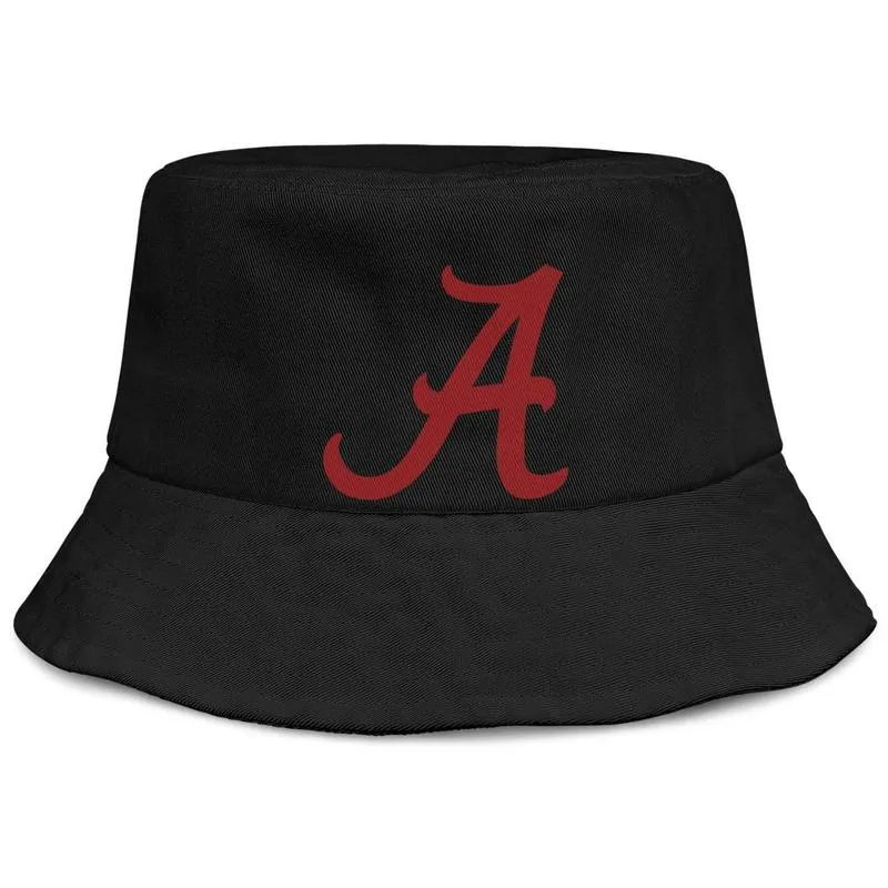 Fashion Alabama Crimson Tide football logo Cappello da pescatore pieghevole unisex Sport Visiera da pescatore personalizzata da spiaggia Vende berretto da bombetta p290w