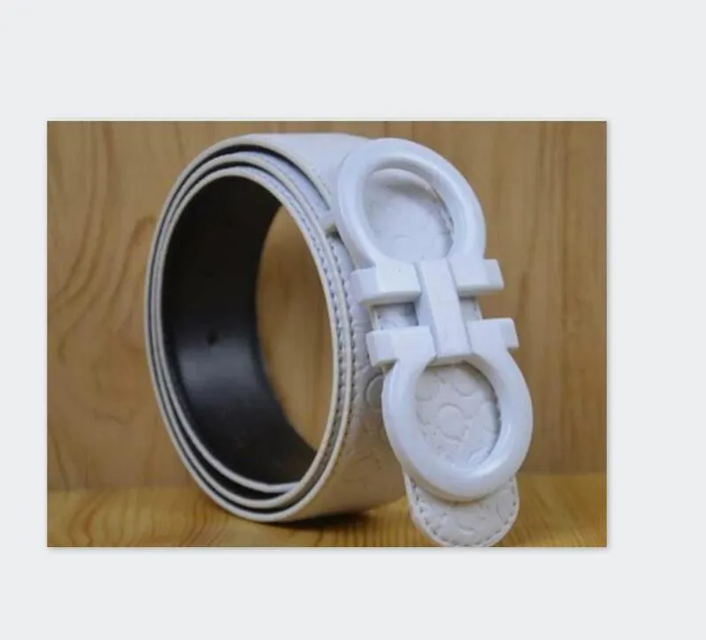 Grande grande boucle ceinture en cuir véritable avec boîte designer hommes femmes ceintures de haute qualité pour hommes 4 cm largeur 293e