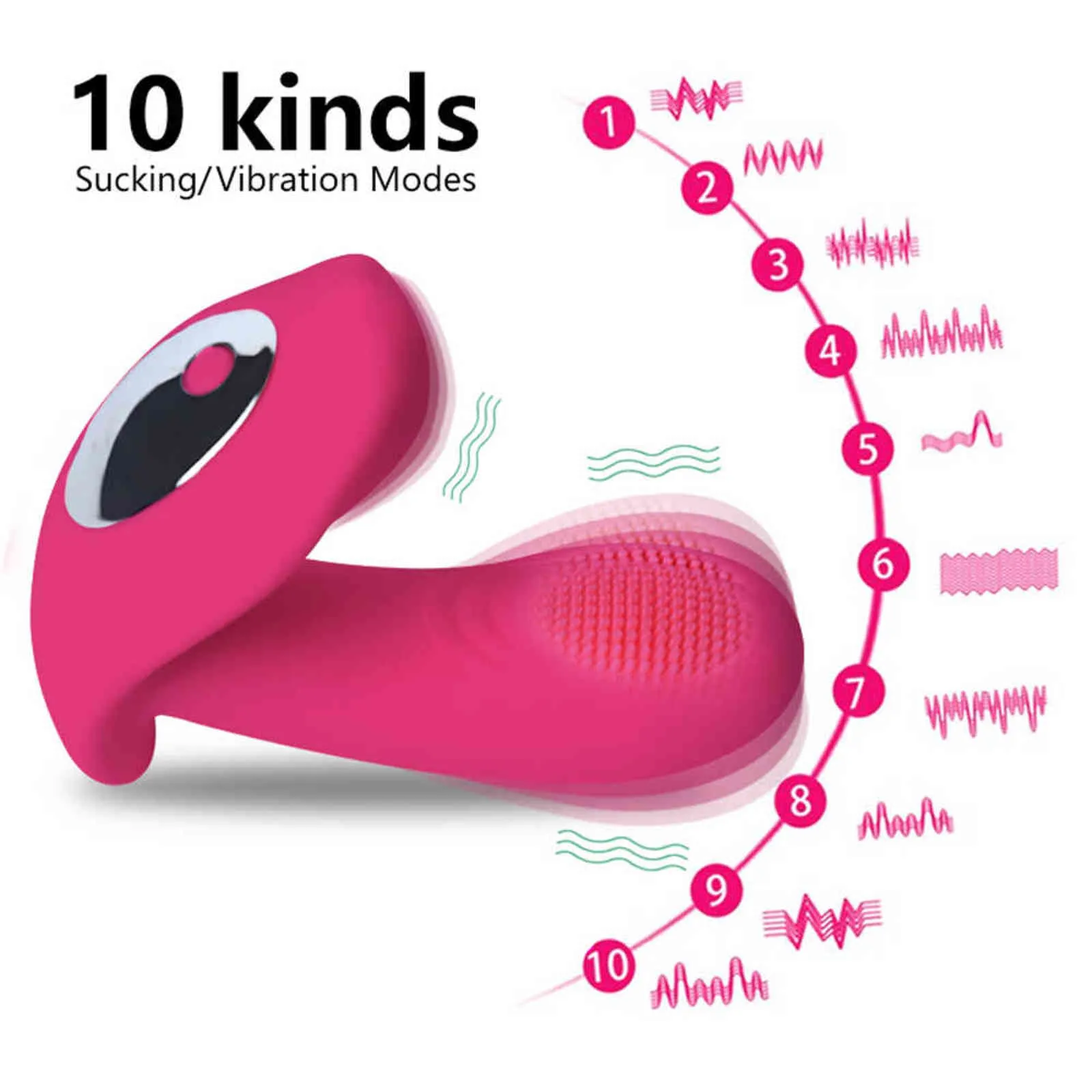 NXY Eggs Sex Toys Vibratore indossabile con telecomando Dildo Vibratori per donne Punto G Clitoride Farfalla invisibile_voghion.com