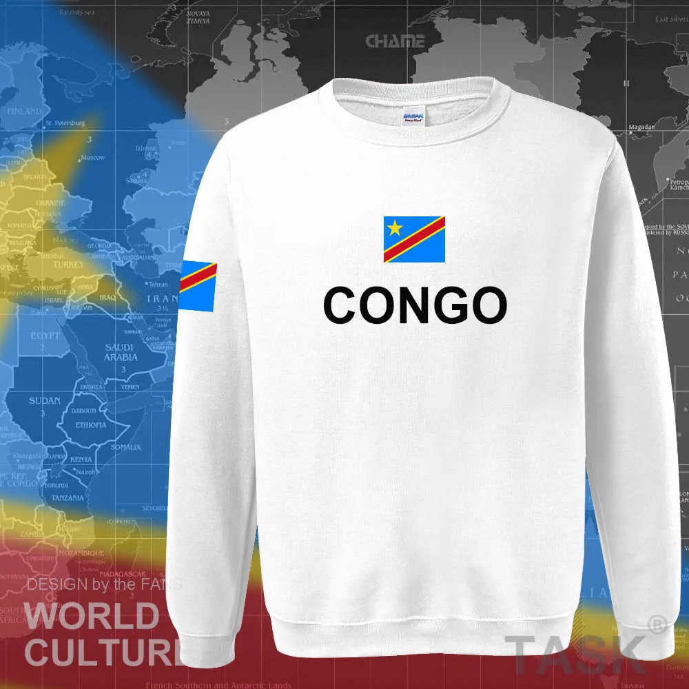 DR Congo felpe con cappuccio uomo felpa felpa nuovo hip hop abbigliamento streetwear tuta sportiva COD DRC DROC Congo-Kinsha Congolese X0610