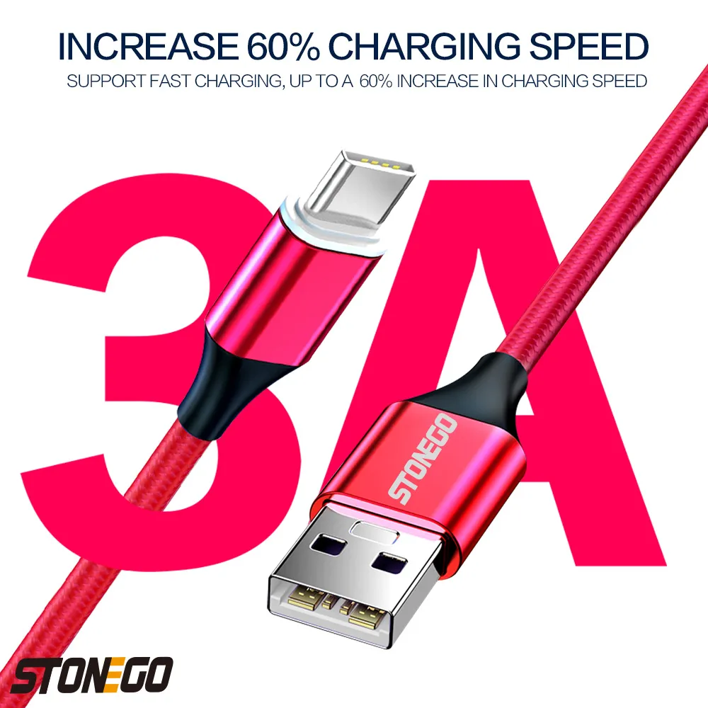 Магнитный Кабель Micro USB Тип C Быстрый Зарядный Кабель 1 М 2 М 3 М 3А  Быстрая Зарядная Провод Тип С Магнитное Зарядное Устройство Телефон От 1  236 руб. | DHgate