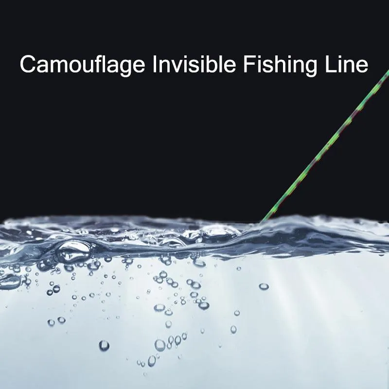 Smidig fiskelinje Spot Camouflages Invisible 500 M Super Strong Nylon Main PE Flätad 8-80lb Multifilament Braid347s