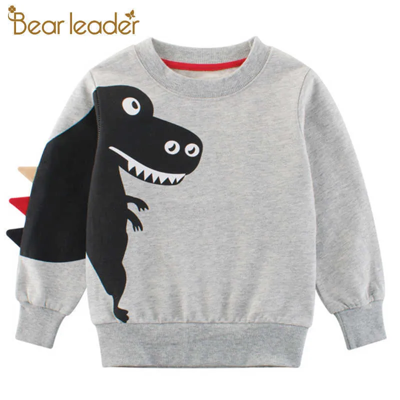 Bear Leader Bambini Dinosauri Felpe Cotone Autunno Inverno Neonati maschi Ragazze T-shirt Tutti gli animali stampati T-shirt Boy Kid 210708