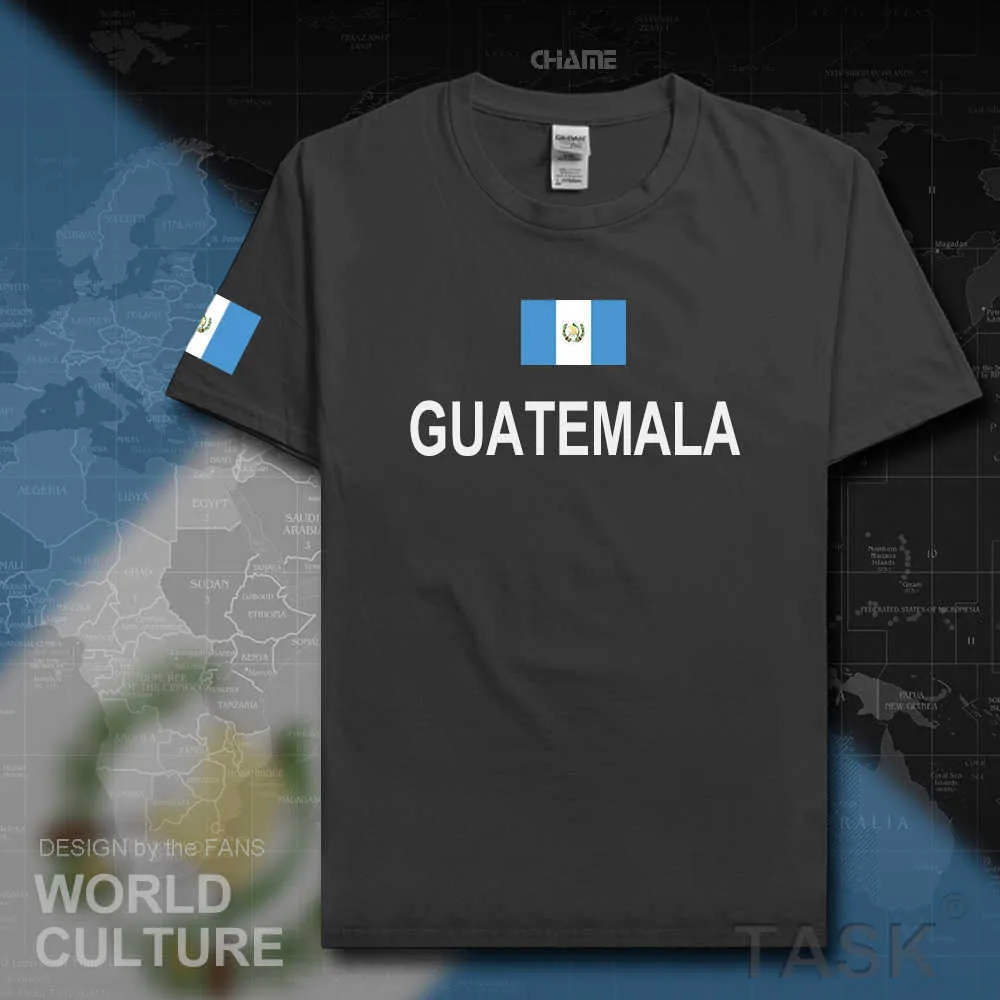 Repubblica del Guatemala Guatemala uomo t shirt maglie moda nazione squadra t-shirt in cotone abbigliamento sportivo tees paese GTM X0621