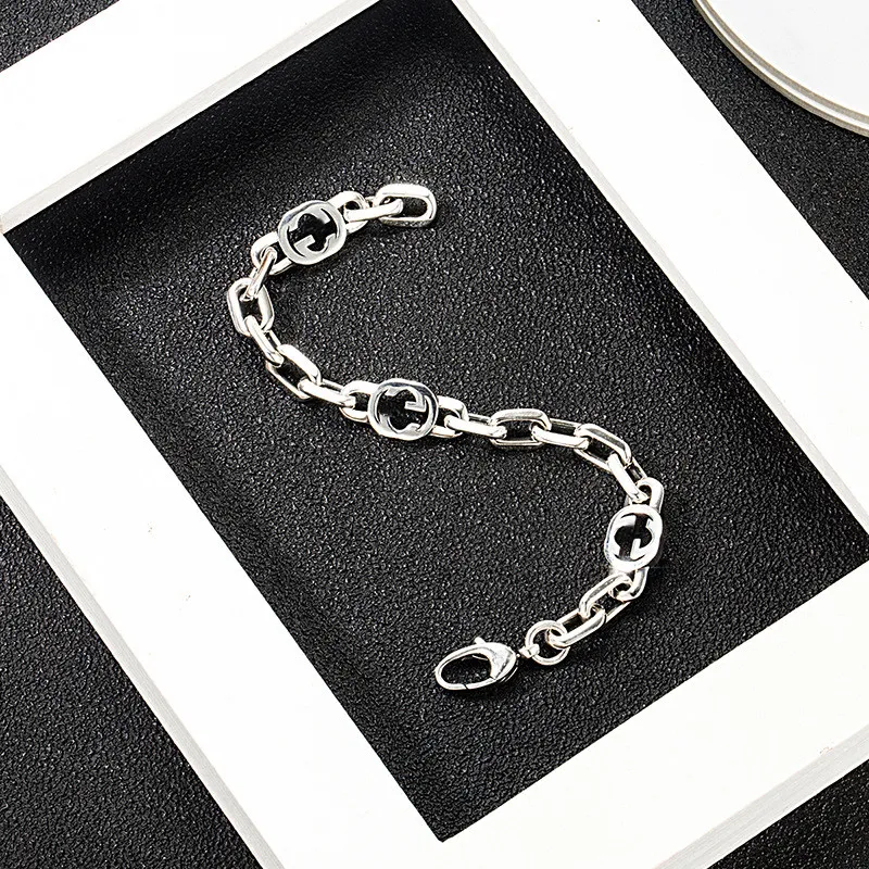 European popular 925 sterling silver bracelet fashion men and women couple bracelet246c2624162