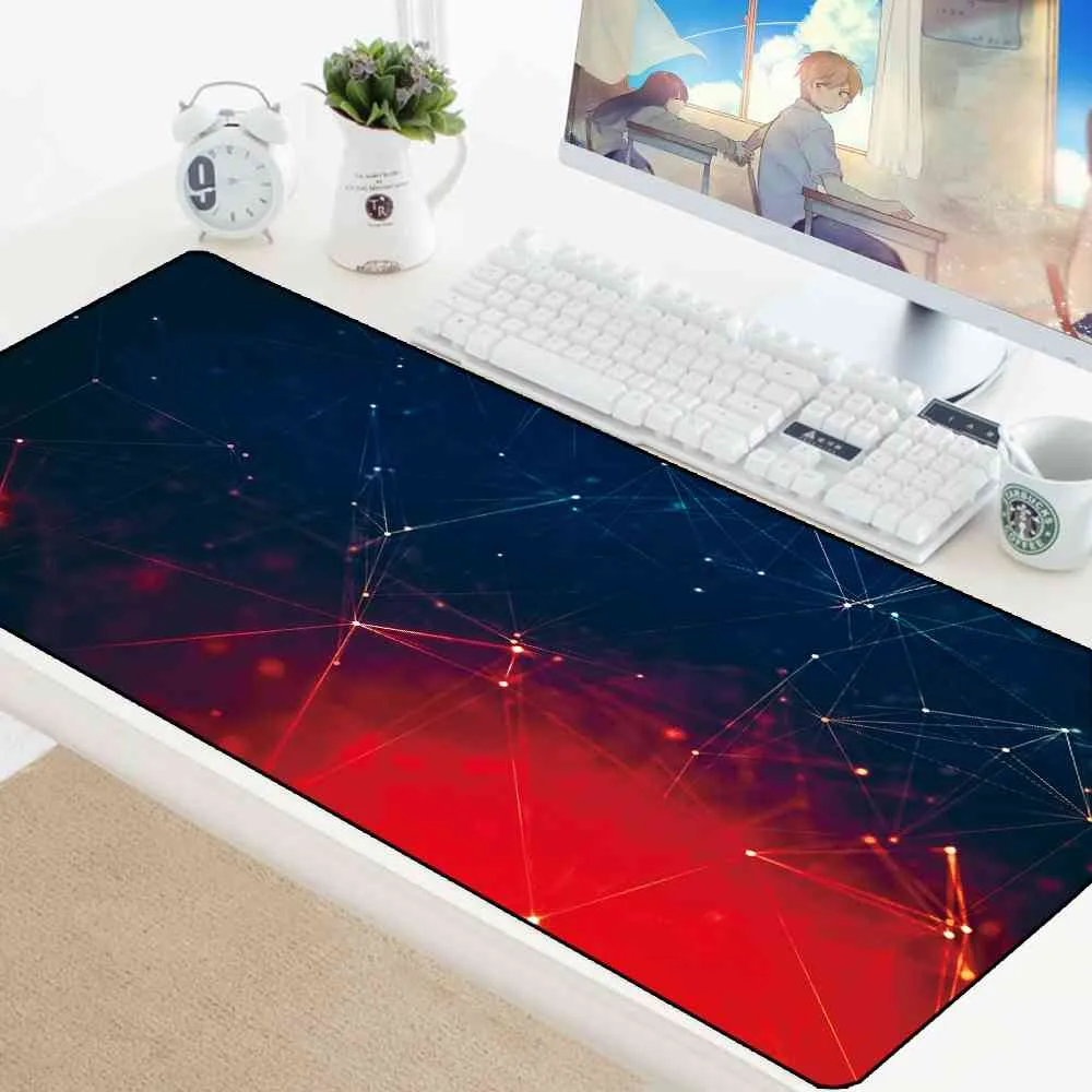 Carpet Podkładka pod mysz Extended Duże gier Mousepad Klawiatura Zablokowana Zmywalna Gumowa Padmouse Gamer Big Play Pad Chłopiec Prezent HD Maty