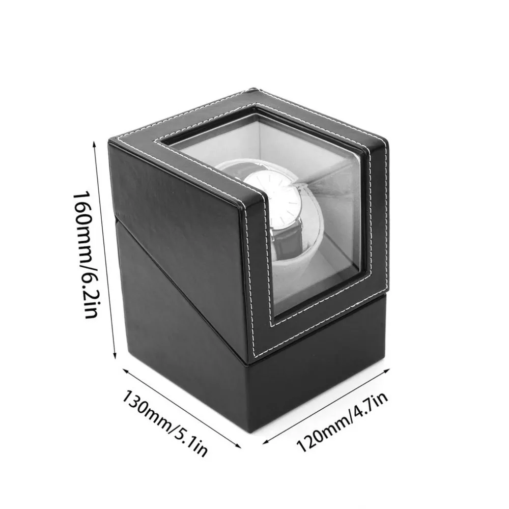 Ue eua au reino unido plug automático relógio mecânico caixa de enrolamento motor shaker relógio winder titular exibição organizador armazenamento jóias cx20080233s