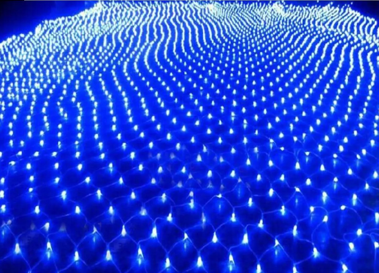 6M 3M 640LED 3M 2M210LED net lumières festival extérieur jardin lumière 110V 220V lumières noël mariage place parc décoration280E