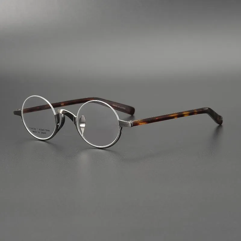 Japanische Sammlung von John Lennons gleichen kleinen runden Rahmen Republic China Retro-Brillen, modische Sonnenbrillenrahmen, 249 V