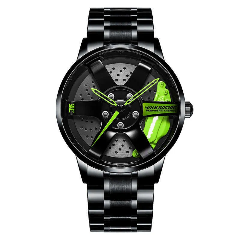 NEKTOM TE-37 Autowiel Horloge Heren Quartz Horloge Drop Luxe herenpolshorloge269K