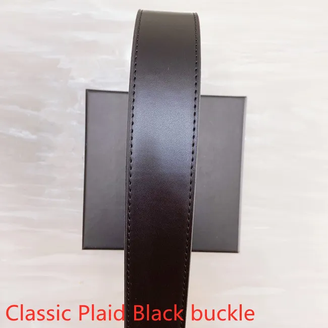2022 Trends Womens Belts for jeans Genuine Leather black Gold silver Buckle men belt party favors with case Box size 100-125CM226u