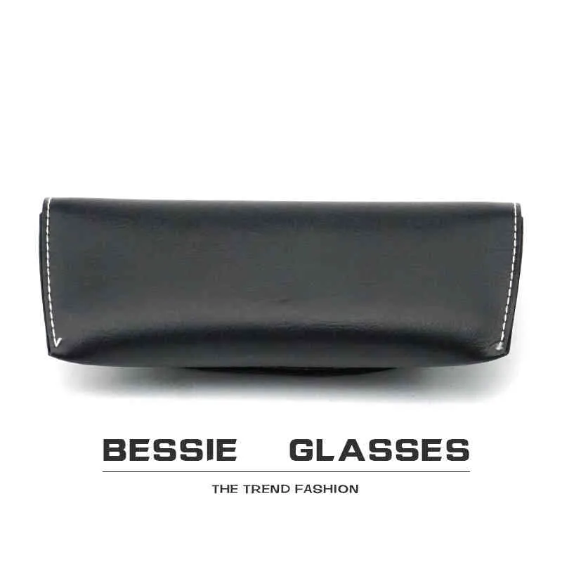 Boutique Compressive EVA Spectacle Square Personalized Leather Flip Sunglass Sunglasses Case