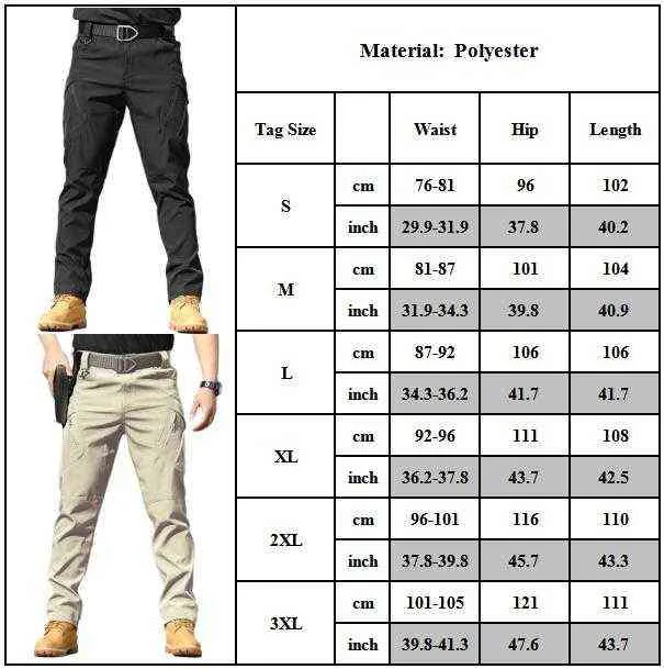 Autunno Inverno Uomo Pantaloni Tecnico Esercito Militare Pantaloni Cargo Casual Fit Pantaloni Slim Pantaloni Outdoor Pantaloni Da Jogging Uomo Ropa Para Hombre H1223