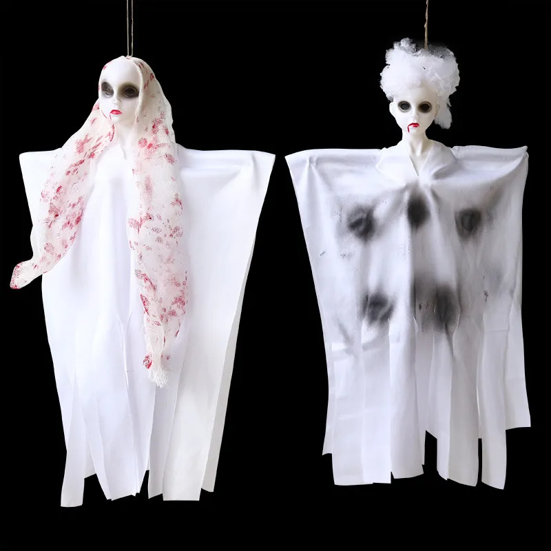 Halloween Décorer Sang Foulard Fantôme Pendentif Horrible Atmosphère Disposition Props pour Décorations De Jardin