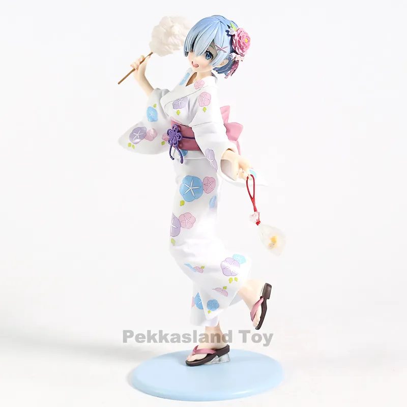 Rivita in un mondo diverso da zero Rem Yukata Ver PVC Figure da collezione Model Toy X05037445637