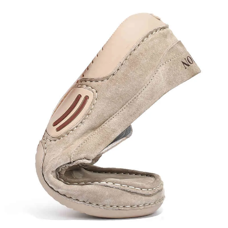 أحذية اللباس أحذية الرجال المتسكعون العلامة التجارية الإيطالية مصمم أحذية عادية مريحة الانزلاق على Mocassins Real تعلم كيفية القيادة 0810