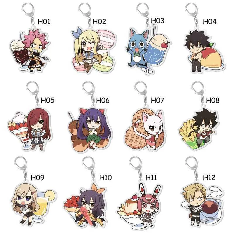 Anime fée queue porte-clés pendentif porte-clés Cosplay à collectionner porte-clés tendance G1019