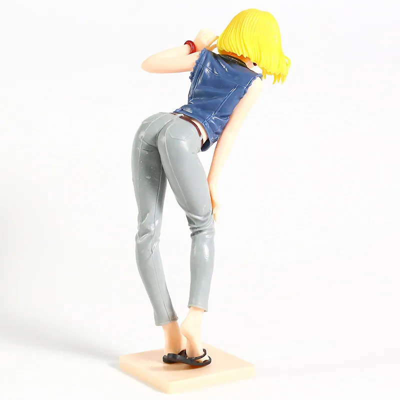 Figurine à collectionner en PVC, paillettes Glamours II, Android No18, Lazuli, modèle de jouet X05034559744
