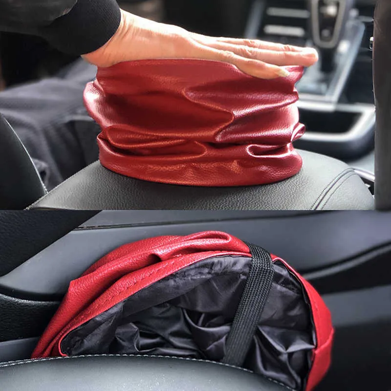 Busket de stockage de voiture intérieur poubelle conteneur pour déchets support organisateur étanche poubelle poubelle pliant Auto accessori