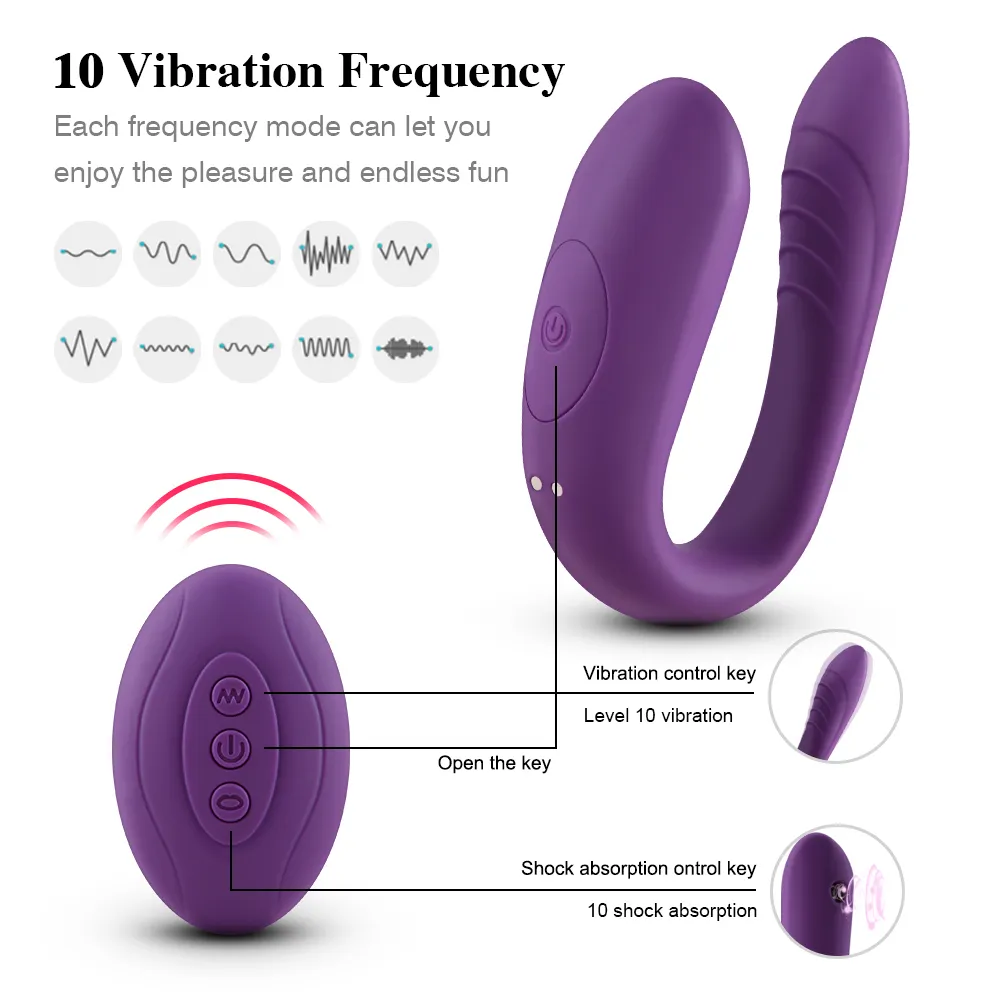 toyVaginal Sucer Vibrateur U Forme 10 Vitesses Vibrant Sexe Oral Aspiration Clitoris Stimulateur Femelle Masturbation Sexe Femmes Q05089395546