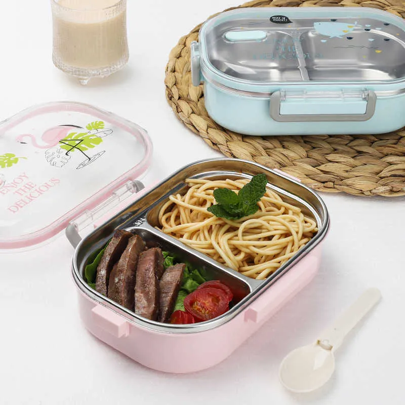 Shaiはコンテンツの暖かい食糧容器の携帯用和食のお弁当の箱を備えております。