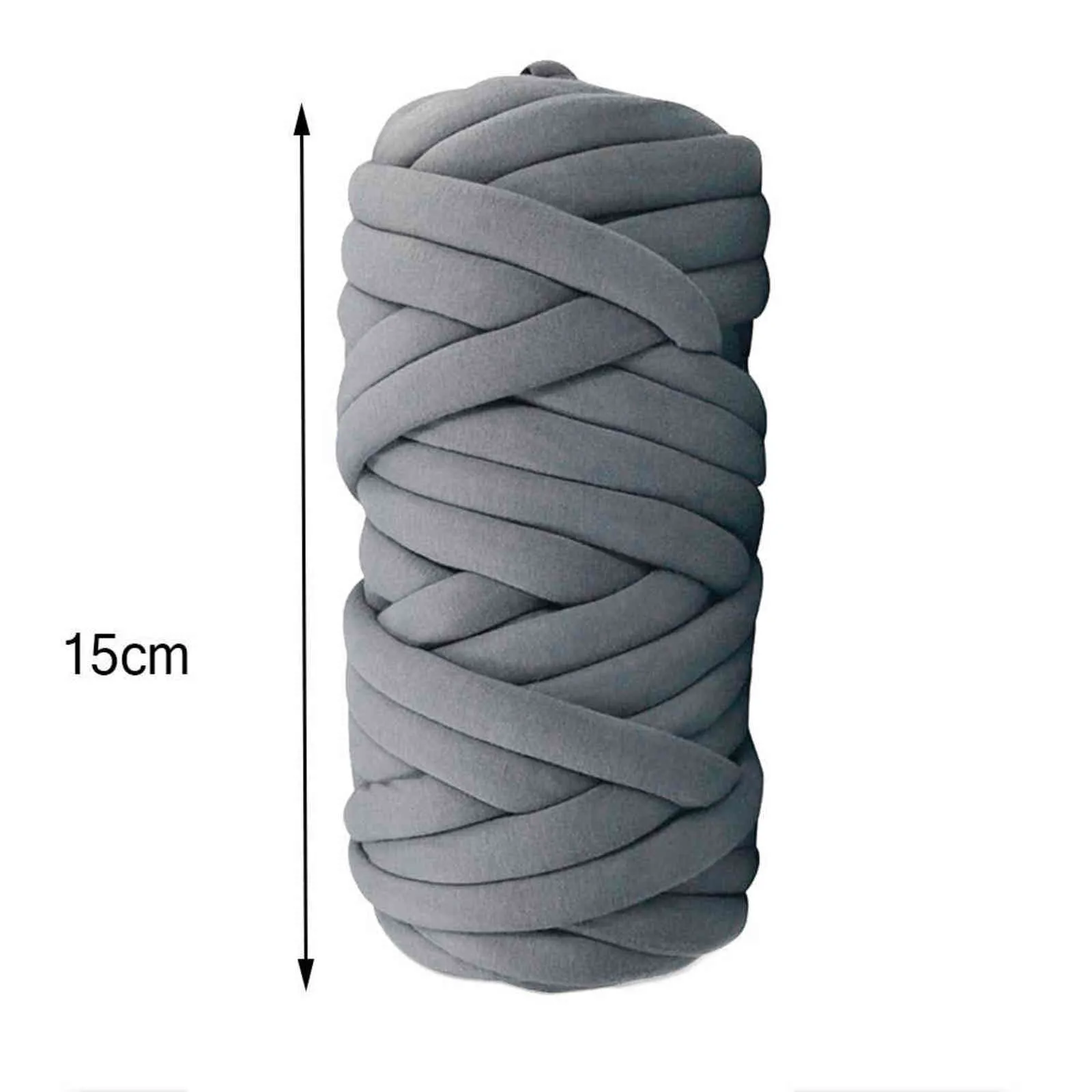 0,5 / 1 kg épais super volumineux fil épais pour tricoter à la main crochet doux gros coton bricolage couverture bras tricot itinérant filage Y211129