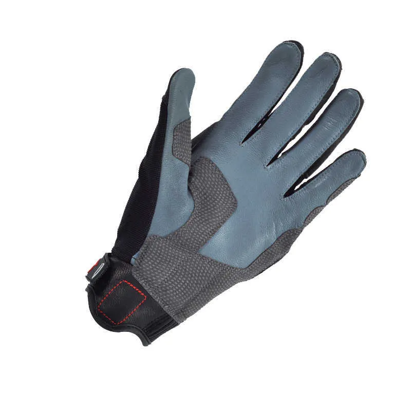 2018 Motorcycle Street Motocross GS Blackred Gloves for BMW Motorrad Leather Gloves H10225473794