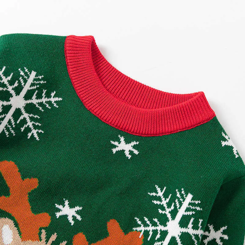 子供のセーター冬の春の男の子の服長袖シャツ赤ちゃんのクリスマスプルオーバーコートキッズニットセーターY1024