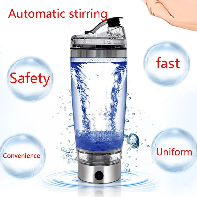 450ml / 600ml Outdoor Portable Electric Protein Powder Mixing Cup Miscelatore agitatore automatico alimentato a batteria