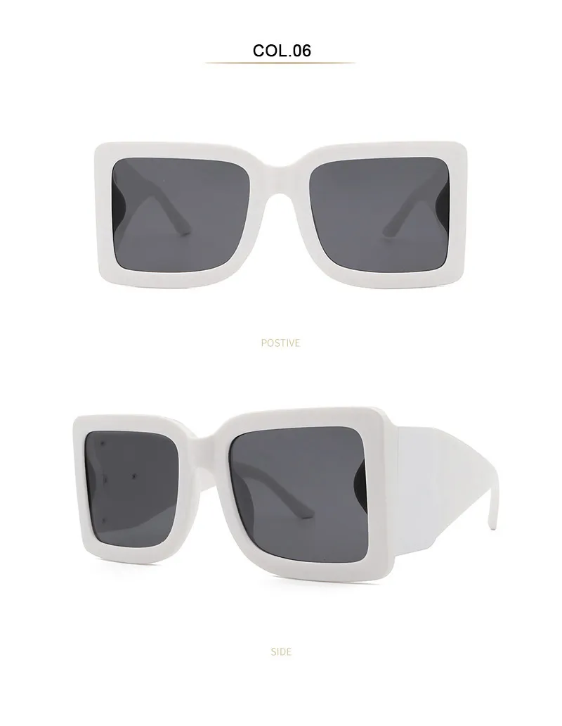 Lunettes de soleil été homme femme rue lunettes de mode lettre design plein cadre UV400 7 couleur en option qualité supérieure 234k