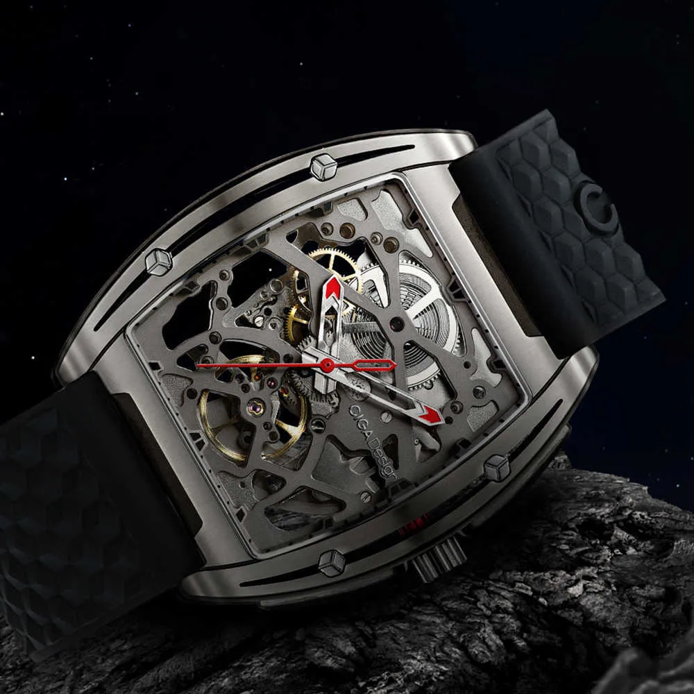 ساعة Wristwatches Ciga Watch Z Series Men Mechanical Automatic Es Sapphire Wristwatch Top Brand Luxury Zegarek Meski 210728280M