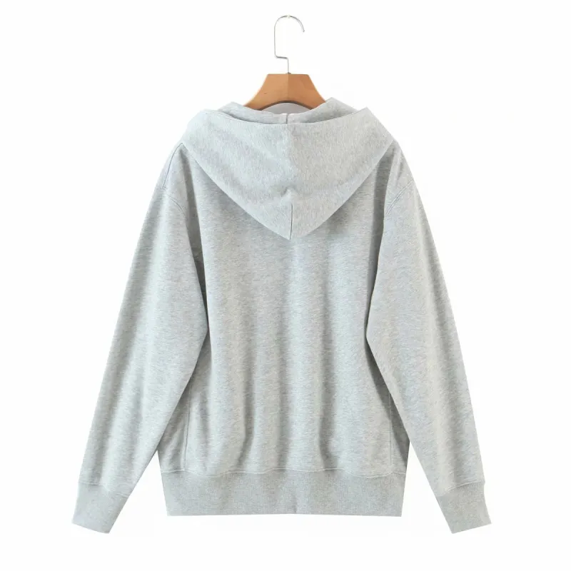 Casual Woman Oversized Basic Cotton Hoodies Autumn Winter Fashion Ladies Soft Thick Pullover Girls Loose Spotrs Sweatshirt 210515