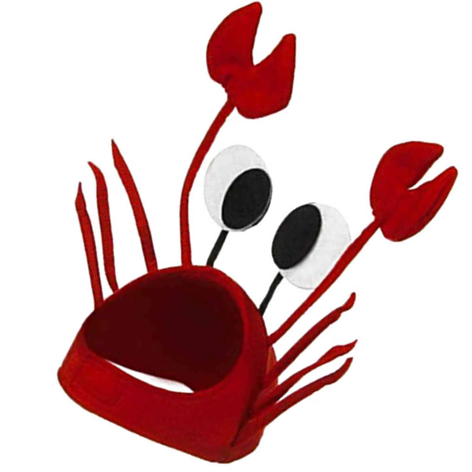 Red Lobster Crab Sea Animal Hat grappig kerstcadeau Kostuum accessoire volwassen kindergreep gelukkig jaar 211103