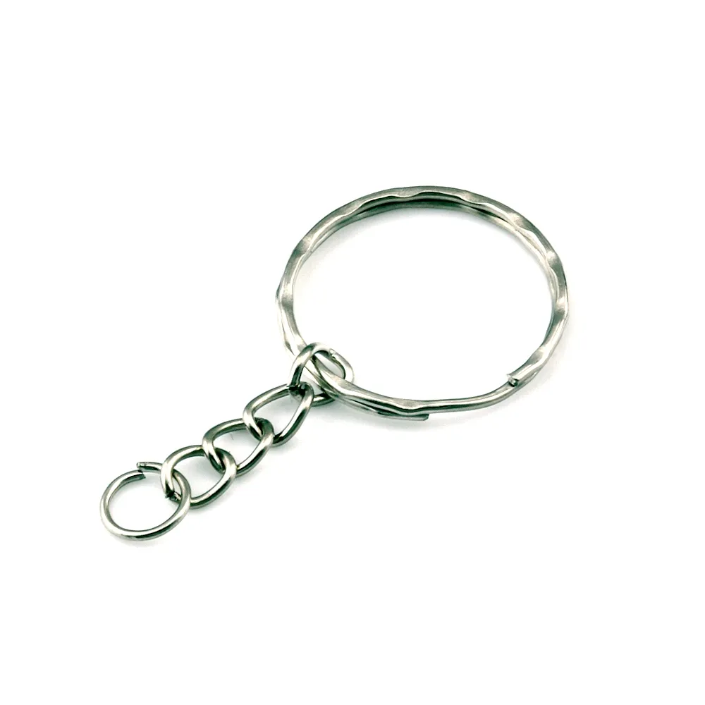 300 stks Antiek Zilver Legering Sleutelhanger Voor Sieraden Maken Autosleutel Ring DIY Accessoires2275