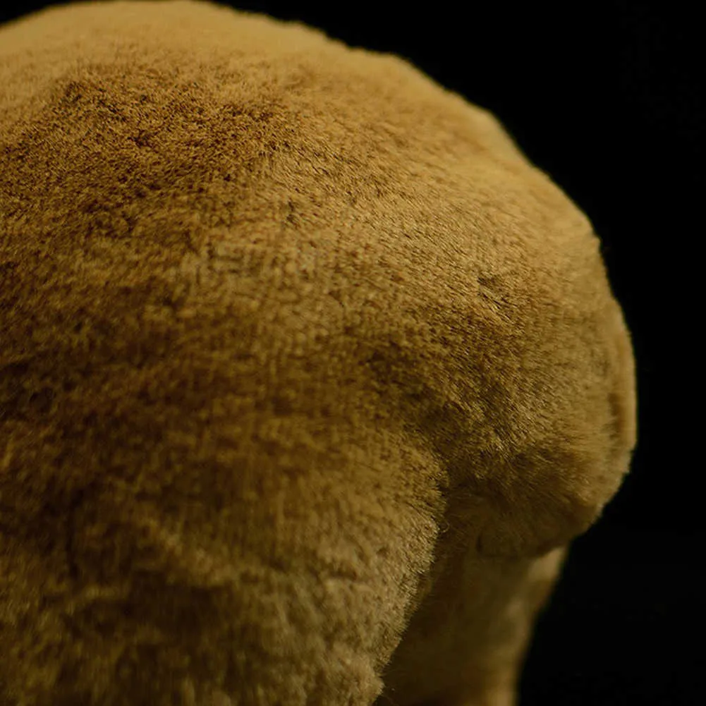 Simulation mignonne capybara soft peluche jouet vraie vie vrai