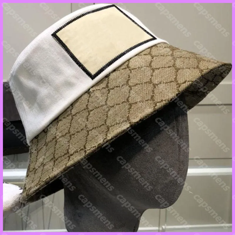 新しいフラットバケツ帽子デザイナー女性男性野球キャップカスケートキャップ帽子メンズレターSun ProtectionファッションストリートフィッティングハットD217312F
