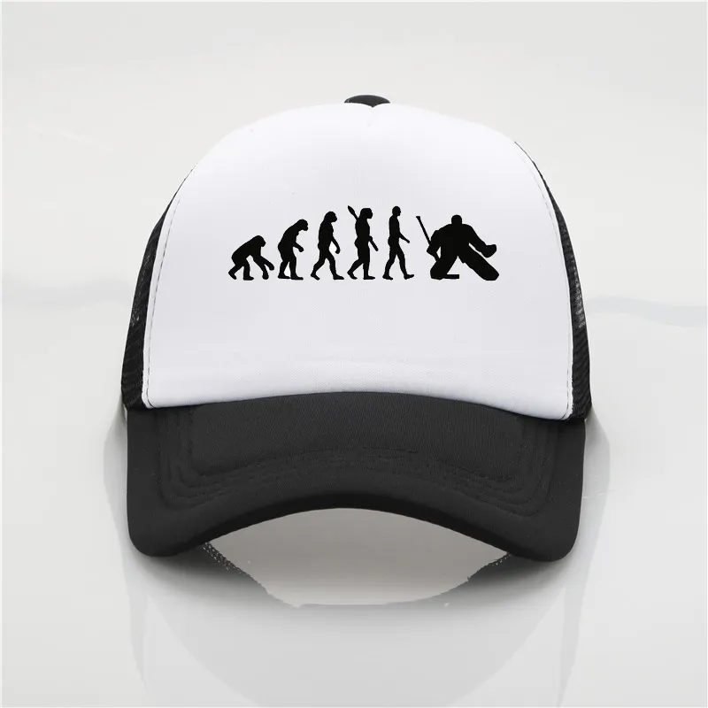 Modehattar Skull Hockey Printing Baseball Cap Men Women Summer Caps New Sun Hat9472045