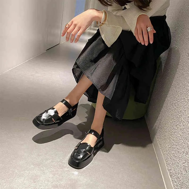 MORAZORA llegada sandalias de mujer zapatos casuales de cuero genuino moda plataforma de fondo grueso zapatos de mujer negro blanco 210506