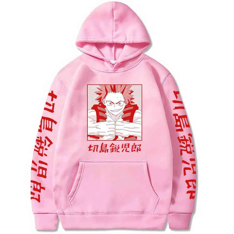 Harajuku min hjälte akademia unisex hoodies japanska anime tryckta män hoodie streetwear casual sweatshirts h1227