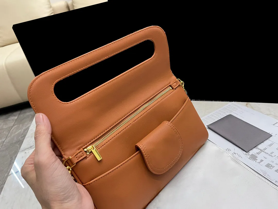Bags Handbags Wallets Designer Bag Wallet Handbag double Leather Shoulder Designer Purse Bag Woman brown camel green285w