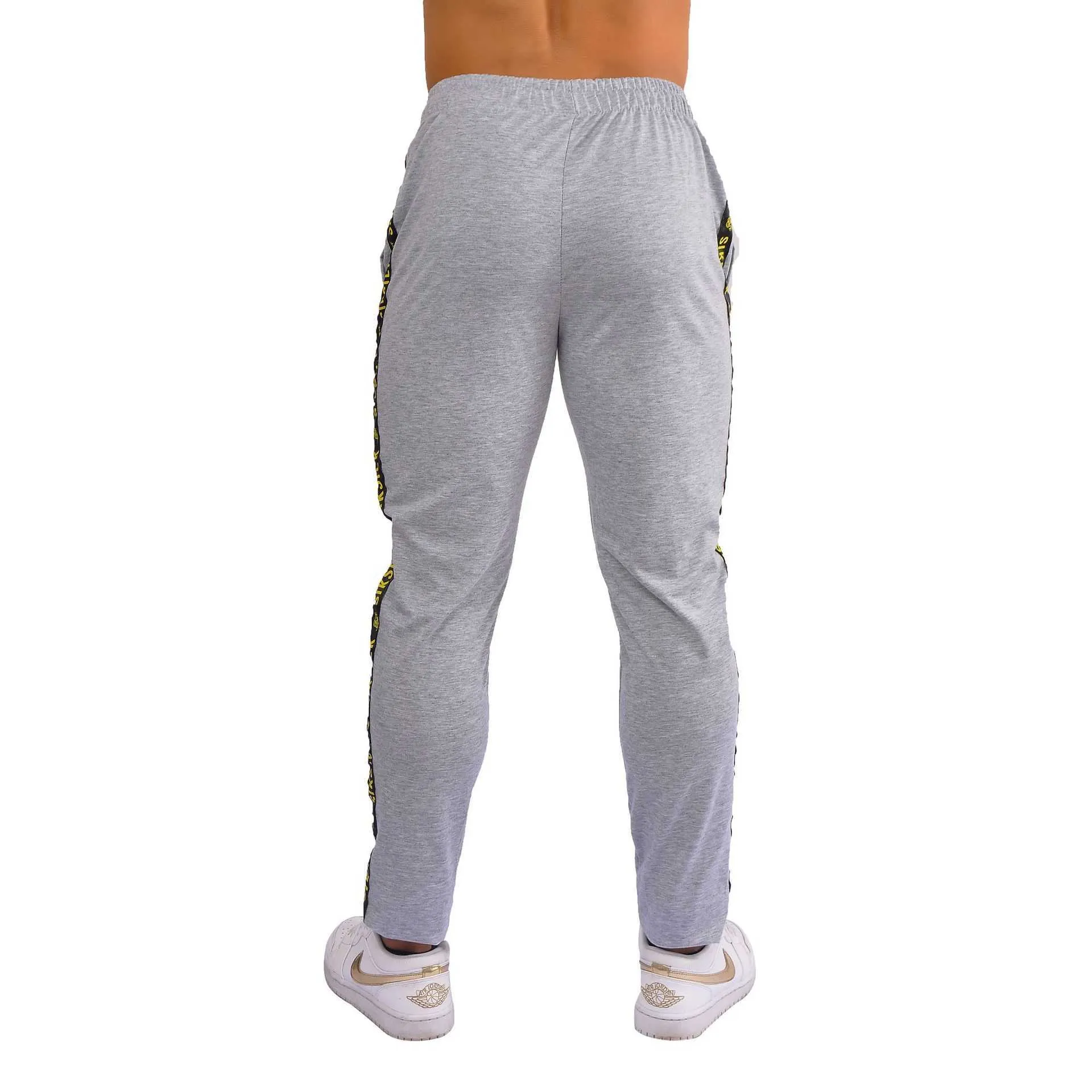 Herren Jogger Jogginghose Sik Silk Fitness Elastische Hose Hip Hop Skinny Trainingsanzug Siksilk Hose Männer Casual Silk Track Hosen Y0927