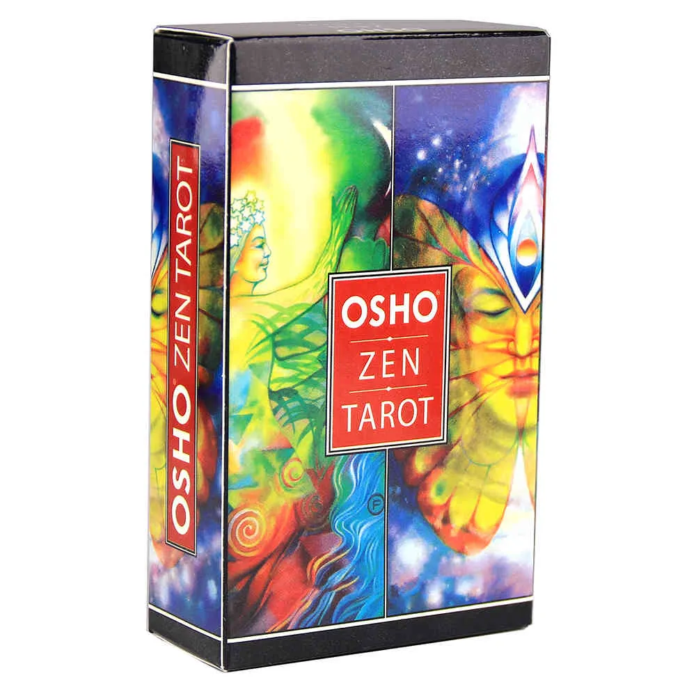 Osho Tarot s The Transcendental Of Zen 79 Deck pour débutants Divination Full Color Card Game Board Toy