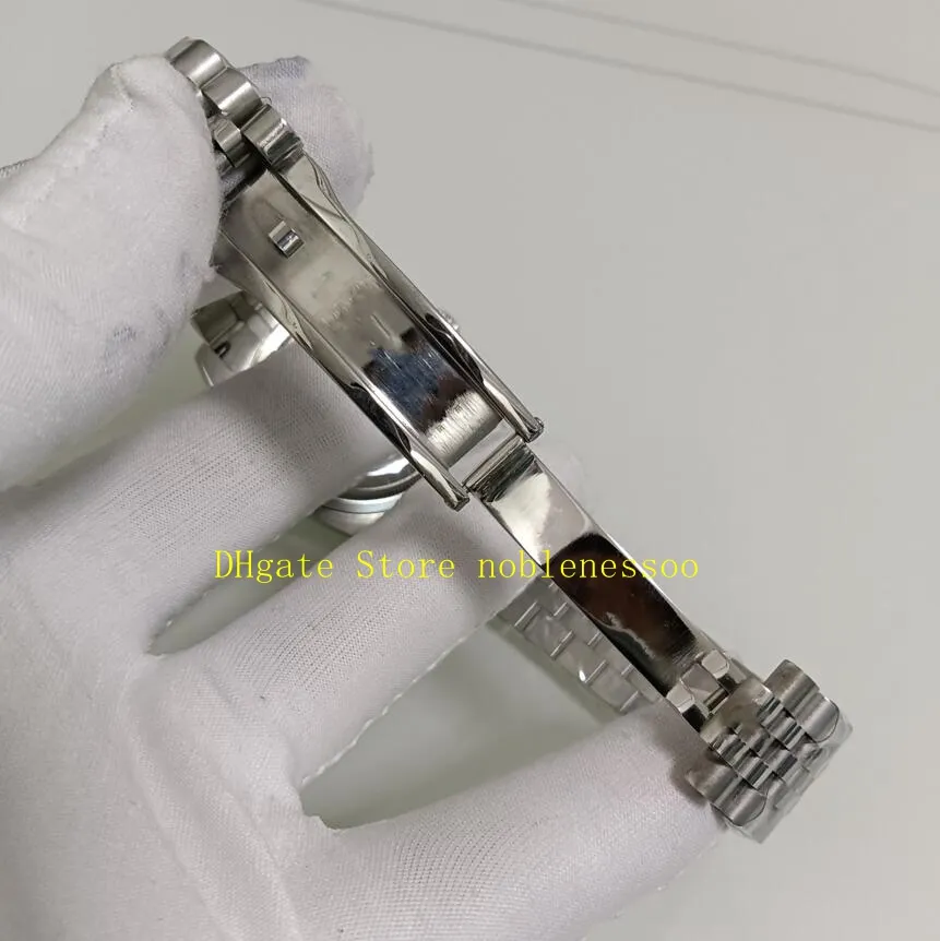 40 Style Real Po mit Box Uhren Mittelgroß 36mm Damen Herren Weiß Rom Schwarz Diamant Zifferblatt Gold Stahl Armband Herren Automatik Mechan257J