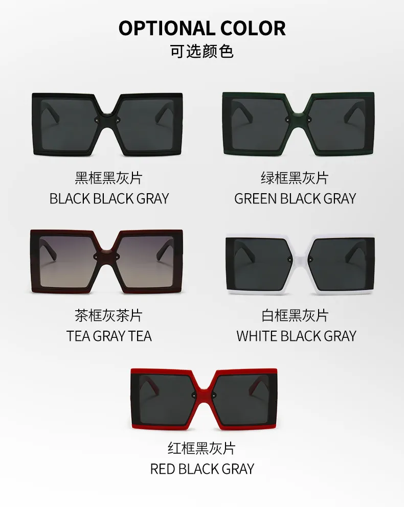 Kolor 5 marki specjalny materiał PVC Women Okulary przeciwsłoneczne Uv400 męskie okulary sportowe Stylowy wygodny design z pudełkiem289i