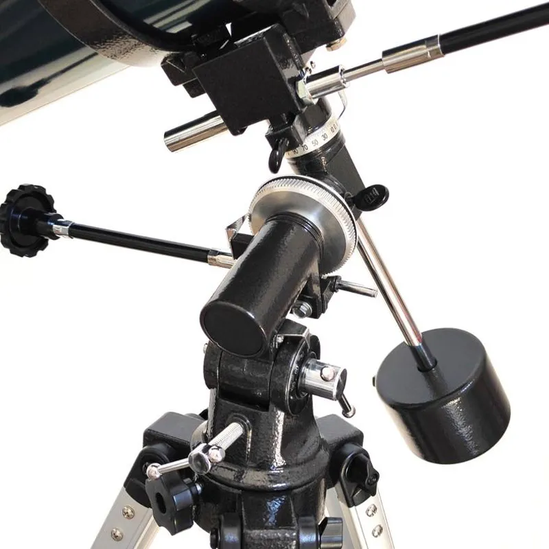 Parabolisk 4,5 tum Ekvatorial 114 mm reflektor Astronomiskt teleskop Högeffekt Mount Space Star Planet Moon Saturn Jupiter