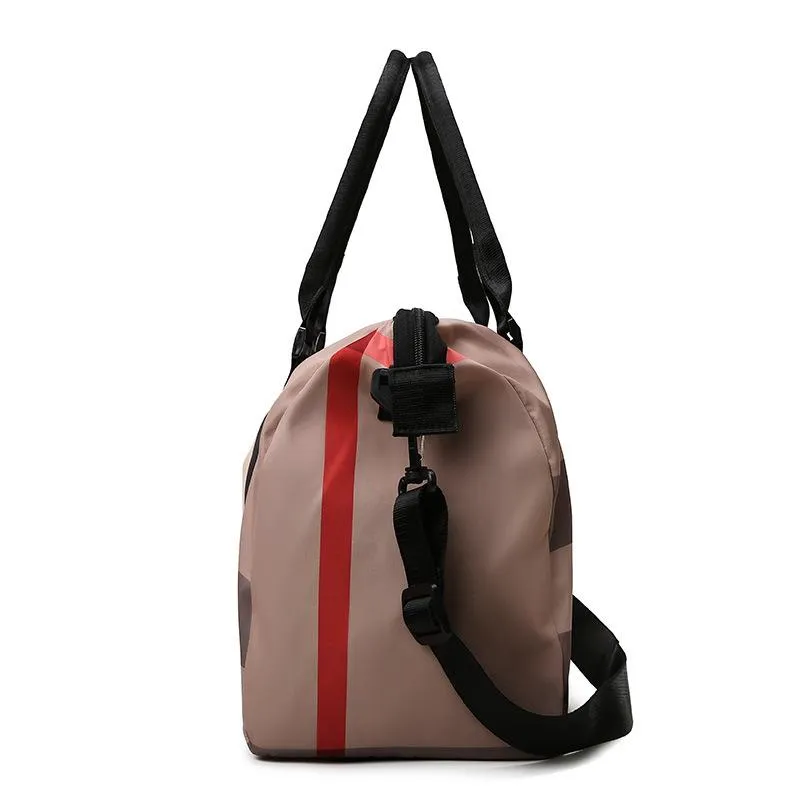 Duffel Bags Yoga Gym Bag For Women Design Brand Travel Nylon Airport Grote capaciteit Kleding Vakantie weekend Handtas SAC320S