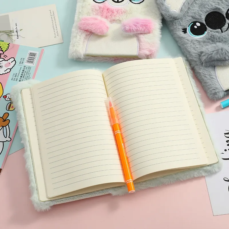 NEU!!! Für A5 Rosa Fee Notizbuch Buntes Faultier Bär Mädchen Student Briefpapier Geschenk Niedliches Koala Plüsch Notizbuch Notizblock Journal Tagebuch Buch CG001