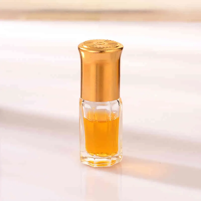 30/50 pièces 3 ml verre huile essentielle bouteilles de voyage vide rouleau sur bouteille de parfum rechargeable conteneurs à billes