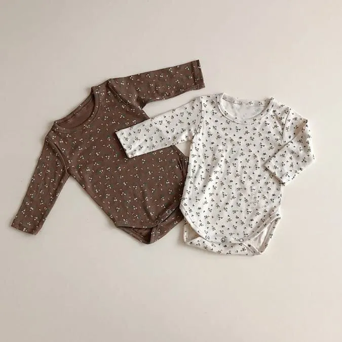 Cute little princess fashion outfits baby girls long sleeve floral bodysuit infants embroidery sleeveless Tops 0-2Y 210508