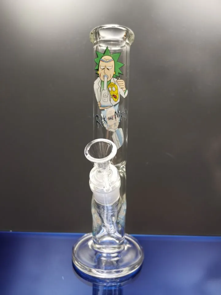 10 inch rechte buis bong dab booreiland bubbler dikke beker olie brander glazen waterpijp cheechshop